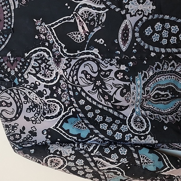 BURBERRY PRORSUM purple paisley bandana print double breasted trench coat Sz 10 - Picture 13 of 16